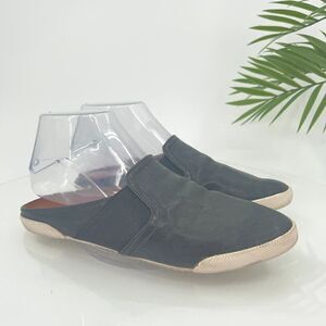 Frye Melanie Mules Women's 6.5 Black Leather Slip On Slide Shoes Comfy Casual